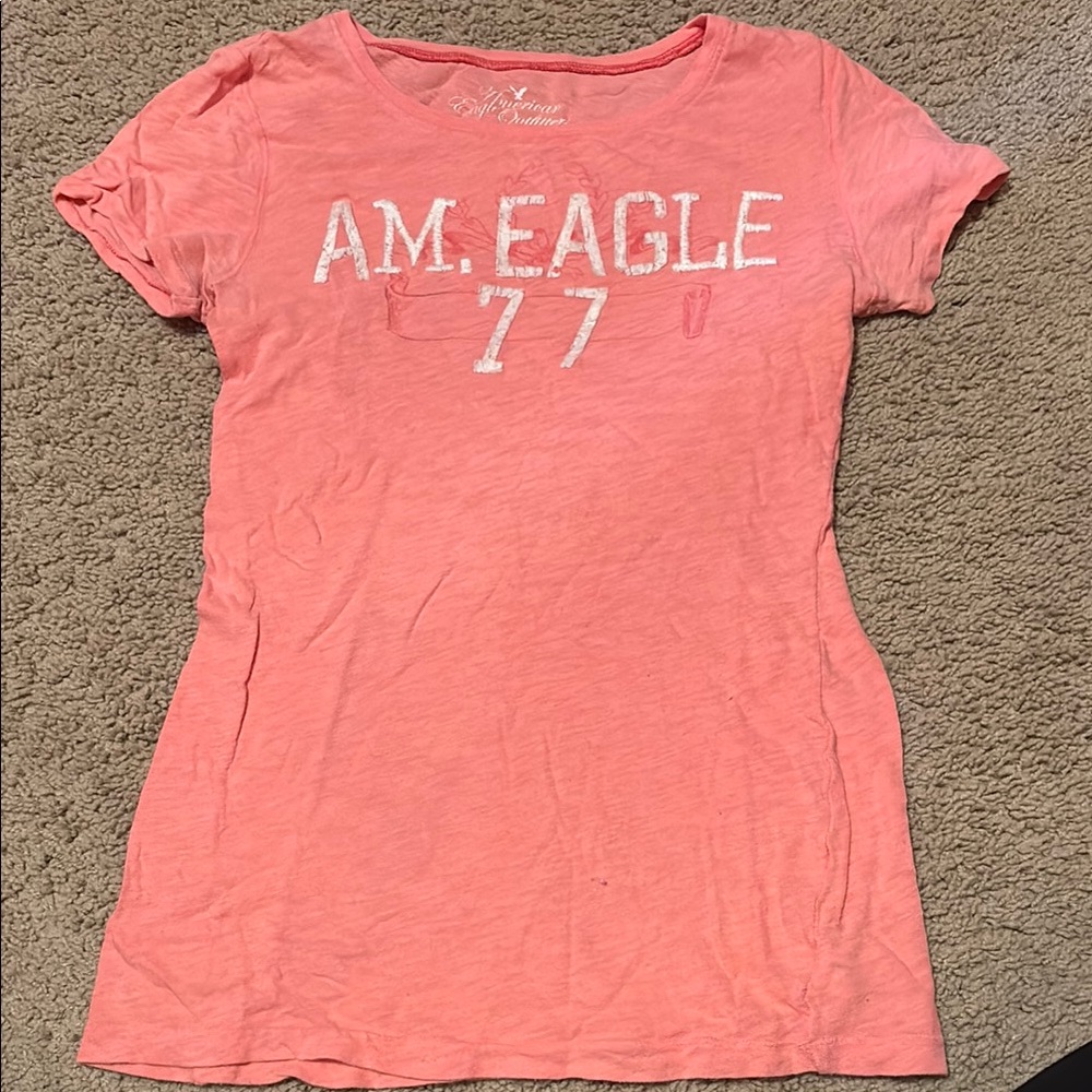 American Eagle Outfitters Women's Pink Top